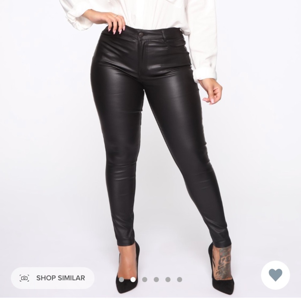 COPY - High rise pants (leather type)